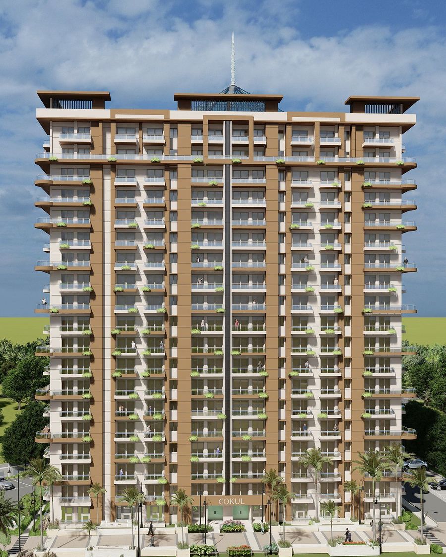 Sri Krishna Vilas tower, artist's impression